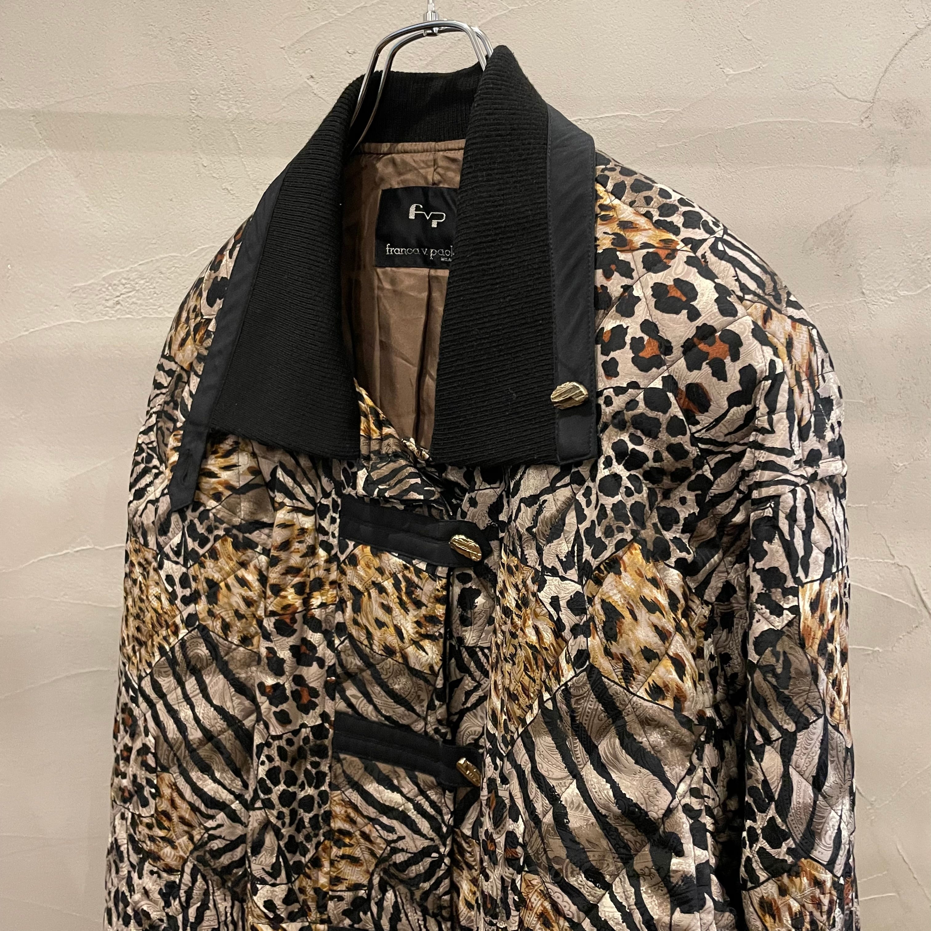 franca v.paoloni / quilting animal pattern jacket / 90's | ROOM