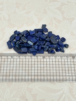 高品質ラピスラズリさざれ(中粒)約50g