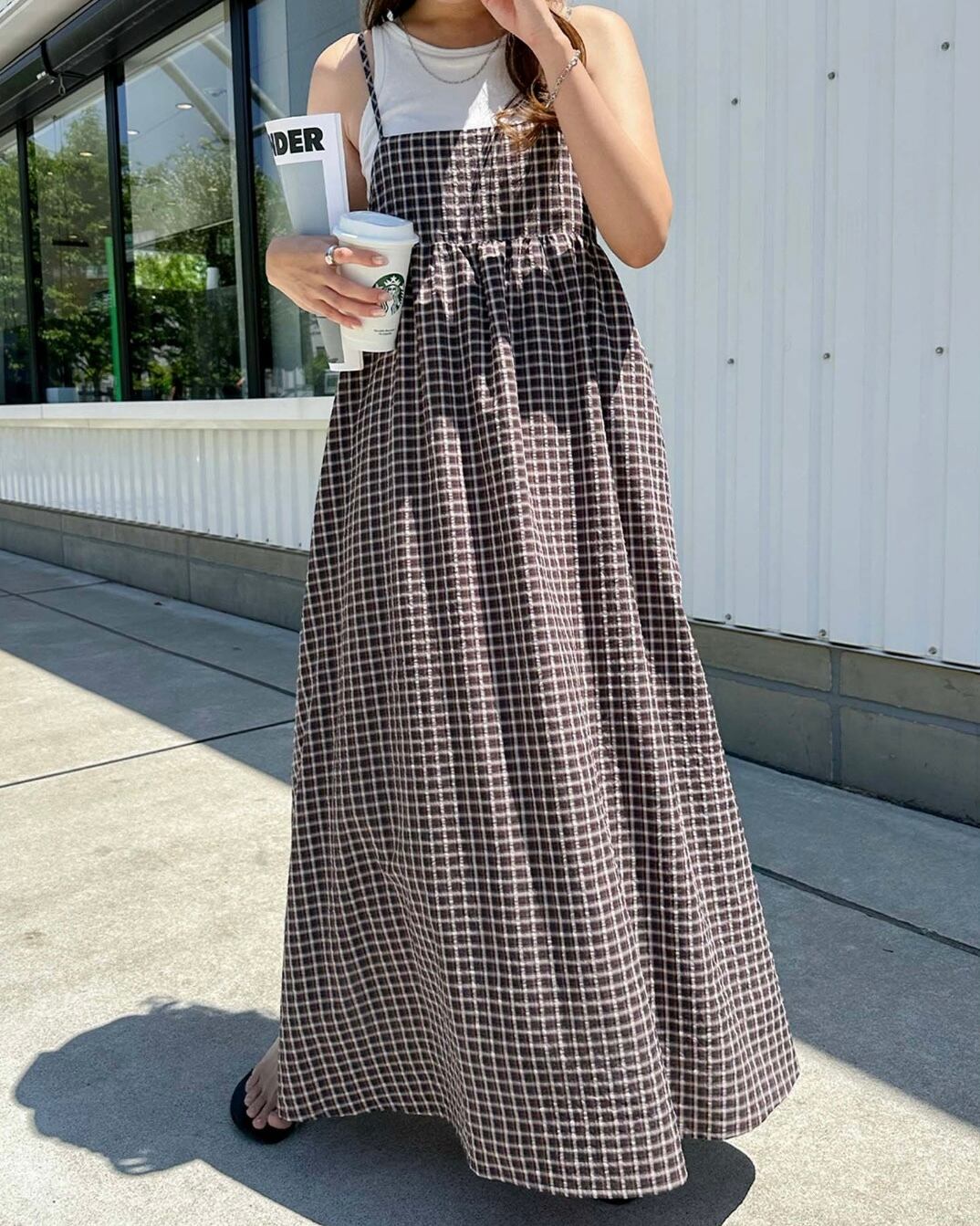 バックオープンキャミワンピース | une select clothing