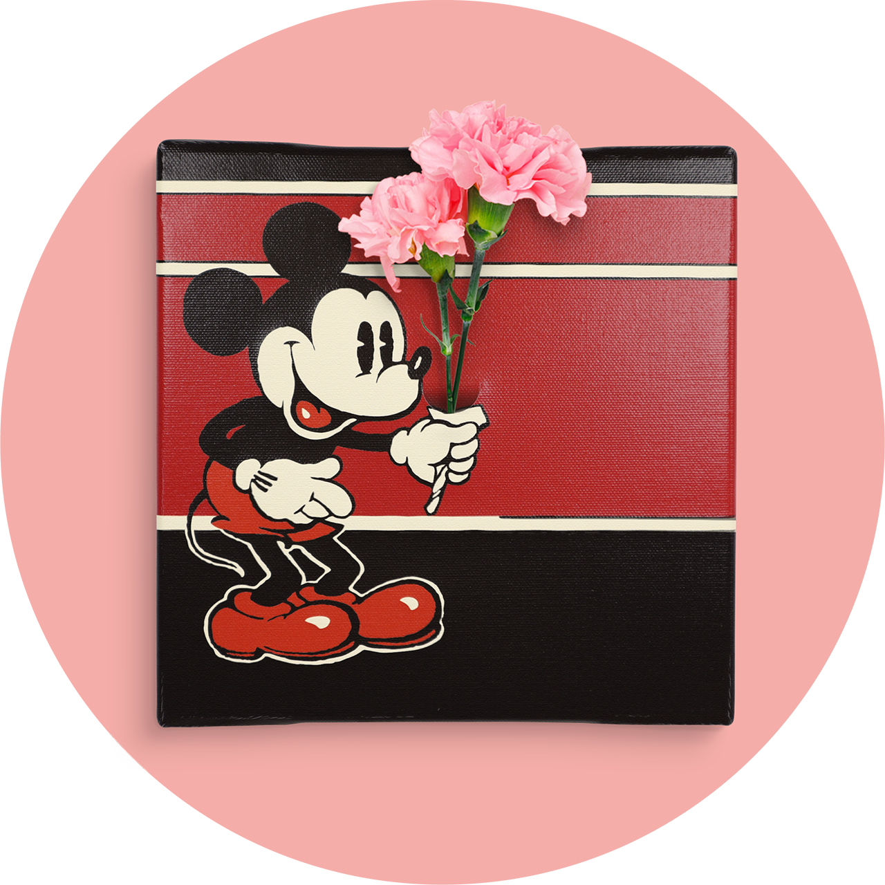 ビンテージ　ディズニー　ミッキーマウス　フラワースタンド Disney（ディズニー） フラワーポット ミッキーポット （ ガーデン