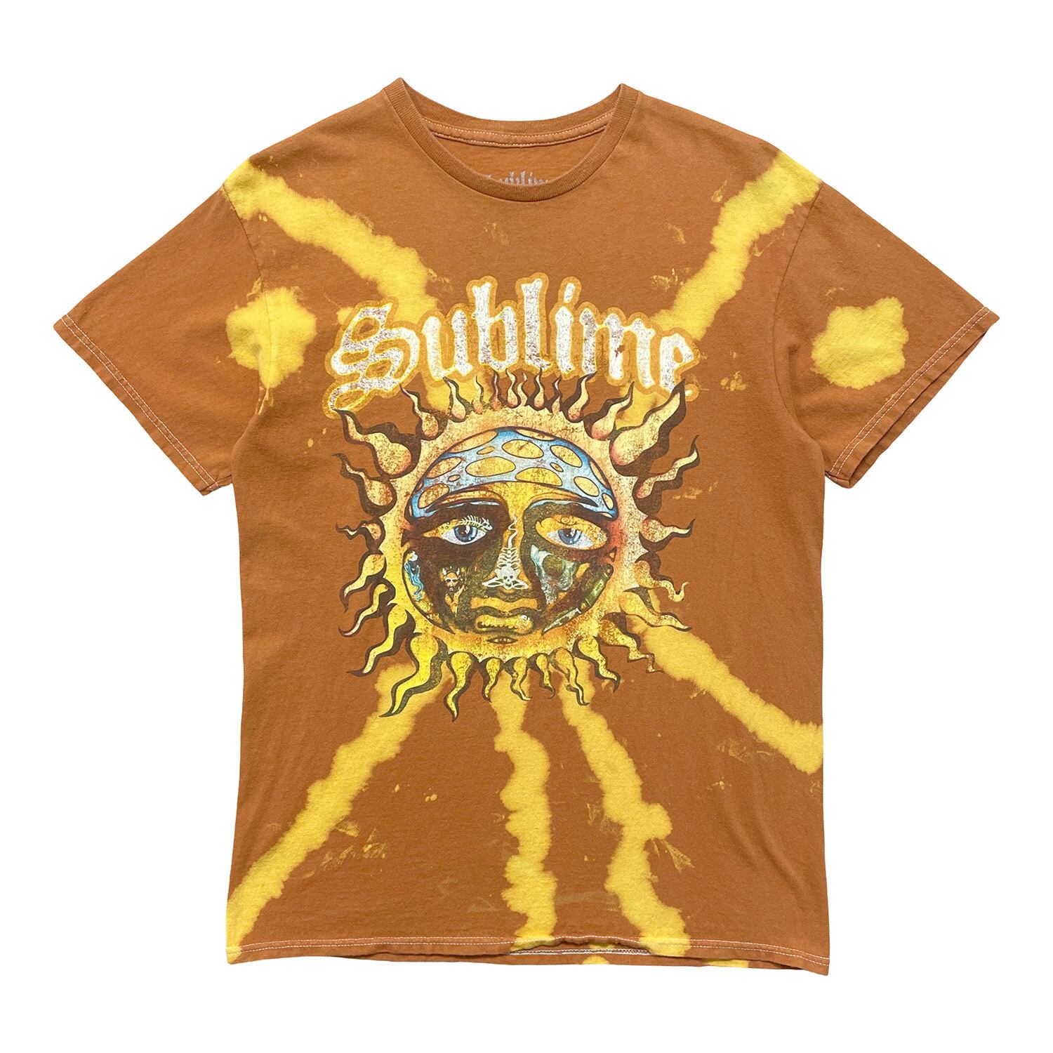 古着 サブライム 太陽グラフィック タイダイ ロックTシャツ バンドTシャツ USA 古着 2022 オフィシャル Sublime サブライム 太陽 タイダイ柄