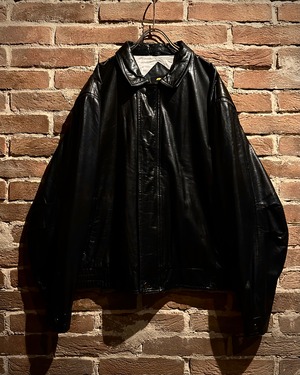 【Caka act3】80’s “Neiman Marcus” Vintage Loose Leather Jacket