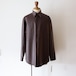 Cale " Lamb Leather Shirts ( Brown ) "
