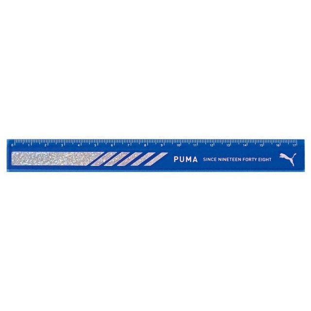 【ロット販売】【10入】PUMAホログラム17cm定規/ブルー(8743606)