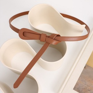leather tie belt N10099