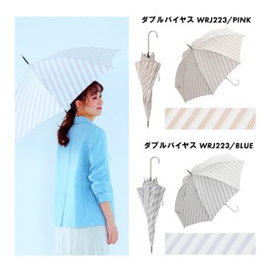 【WEB限定】WRJ223 ダブルバイアス 耐風ジャンプ傘【a.s.s.a】