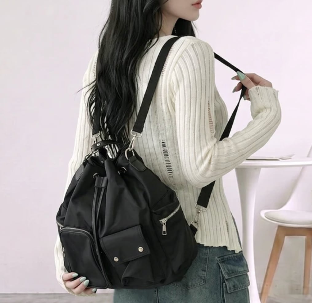 ナンバーミーTOKYO" 3WAY NYLON BACKPACK"