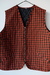 Tartan red vest