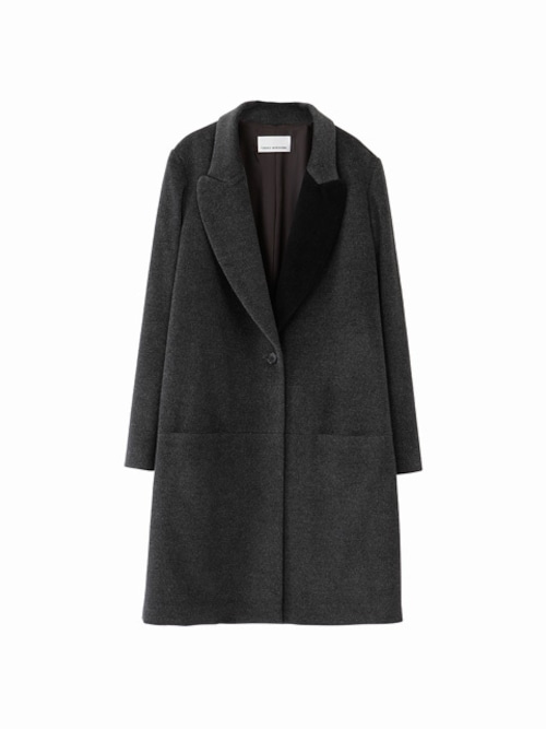 Coat2  / medium grey ×black / W15CO02