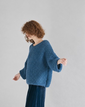 Hand Knit Alpaca Blend Pullover