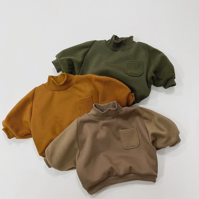 【BABY&KID】ポーラーフリースハイネックトレーナー