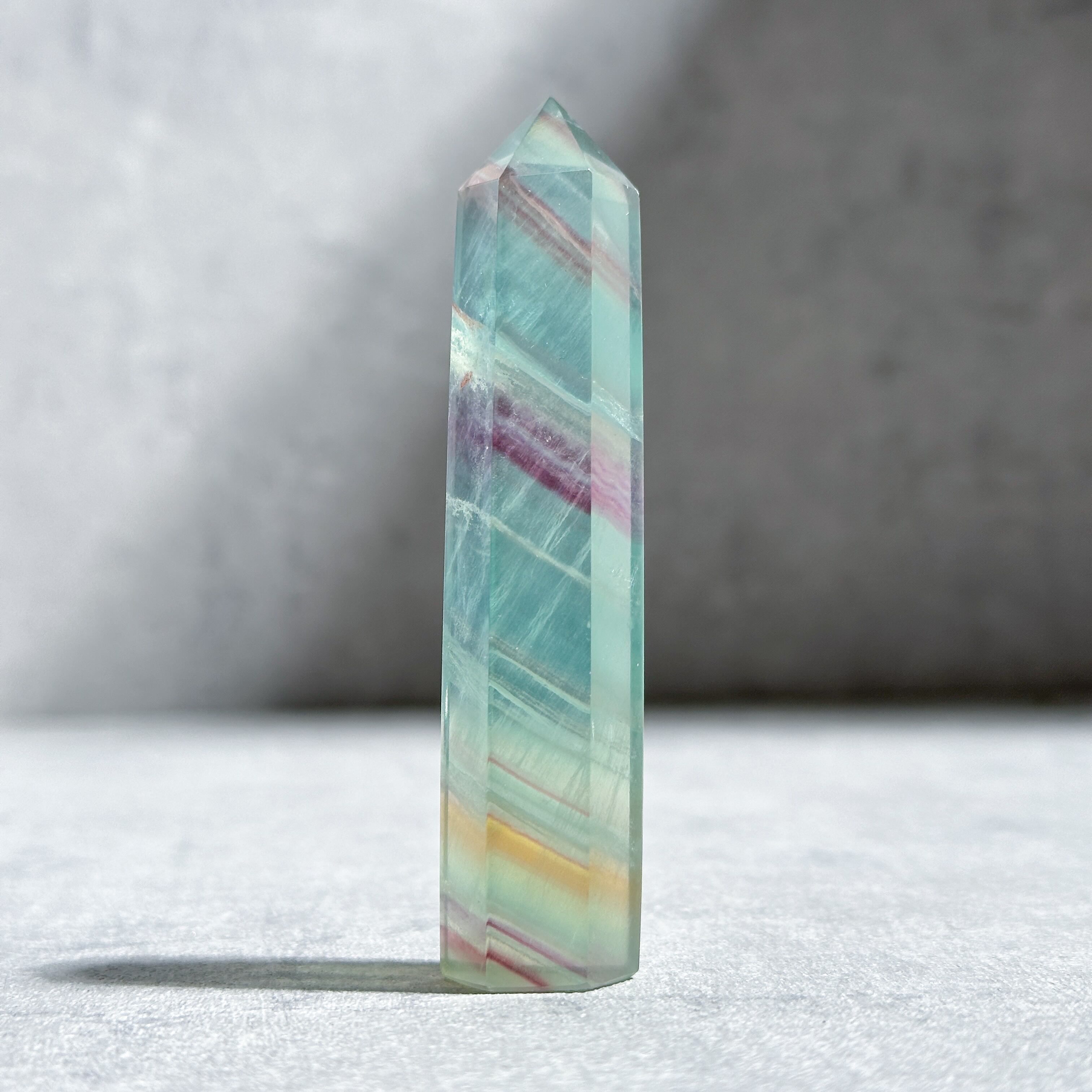 レインボーフローライト タワー型71◇ Rainbow Fluorite ◇天然石