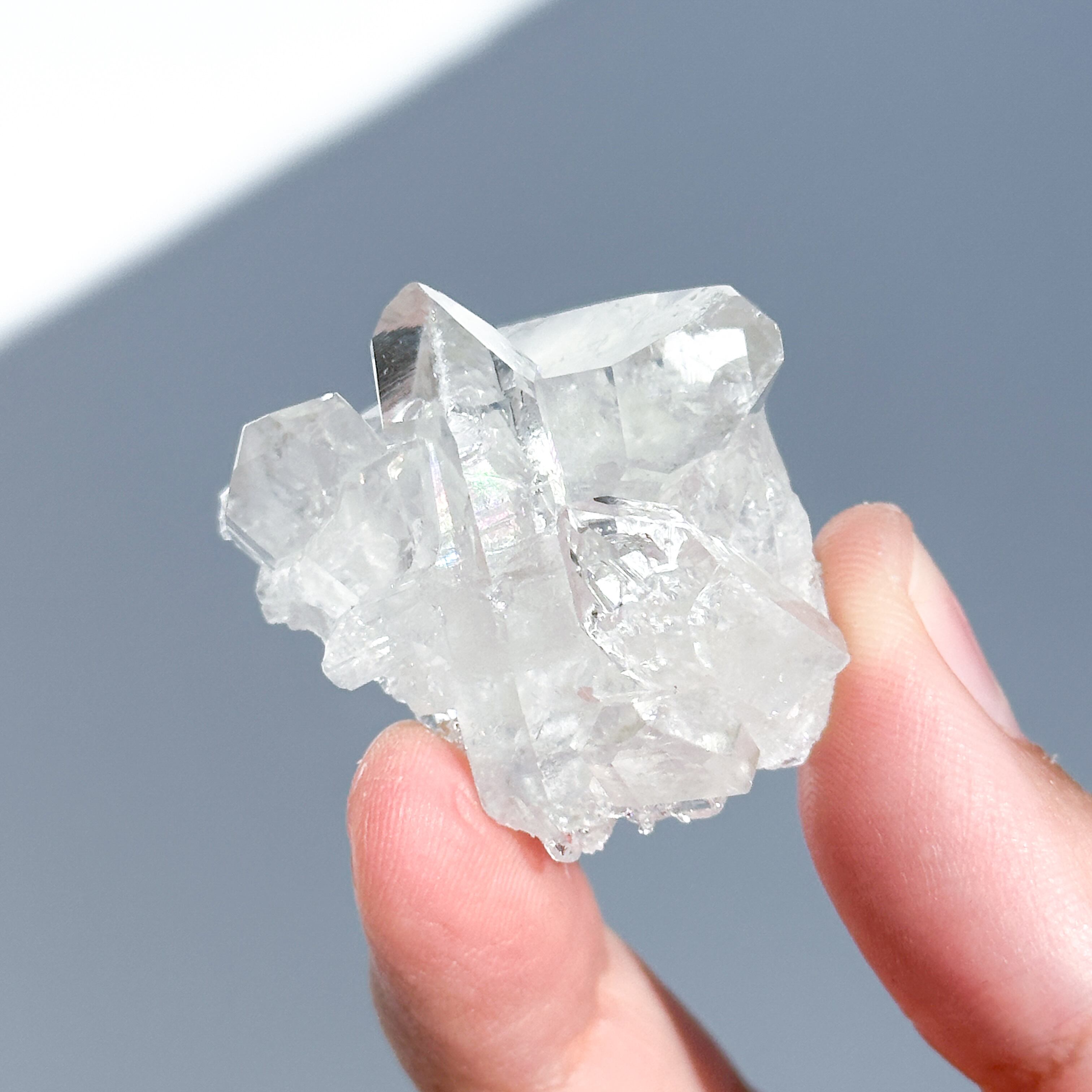 虹◎ゼッカ産水晶クリアクォーツ クラスター52◇ Clear Quartz