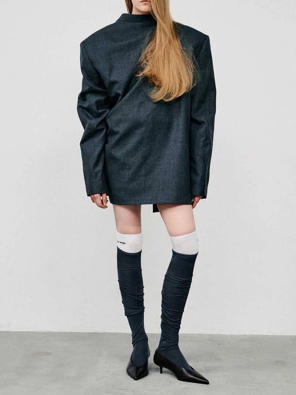 FETICO タイツ RASCHEL LACE KNIT TIGHTS 26SS】FETICO フェティコ / レースニットタイツ / RASCHEL LACE KNIT