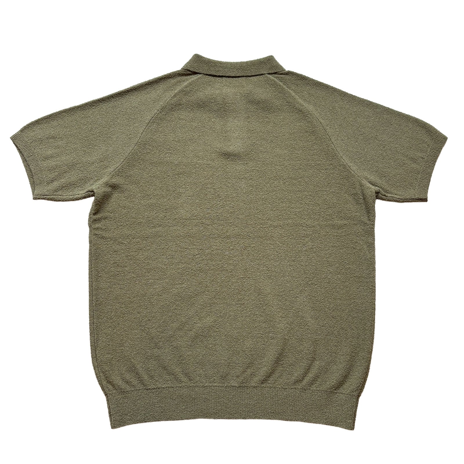 SUPER SOFT PILE KNIT POLO SHIRT -LIGHT KHAKI- | 8G SHOOT WEBSTORE