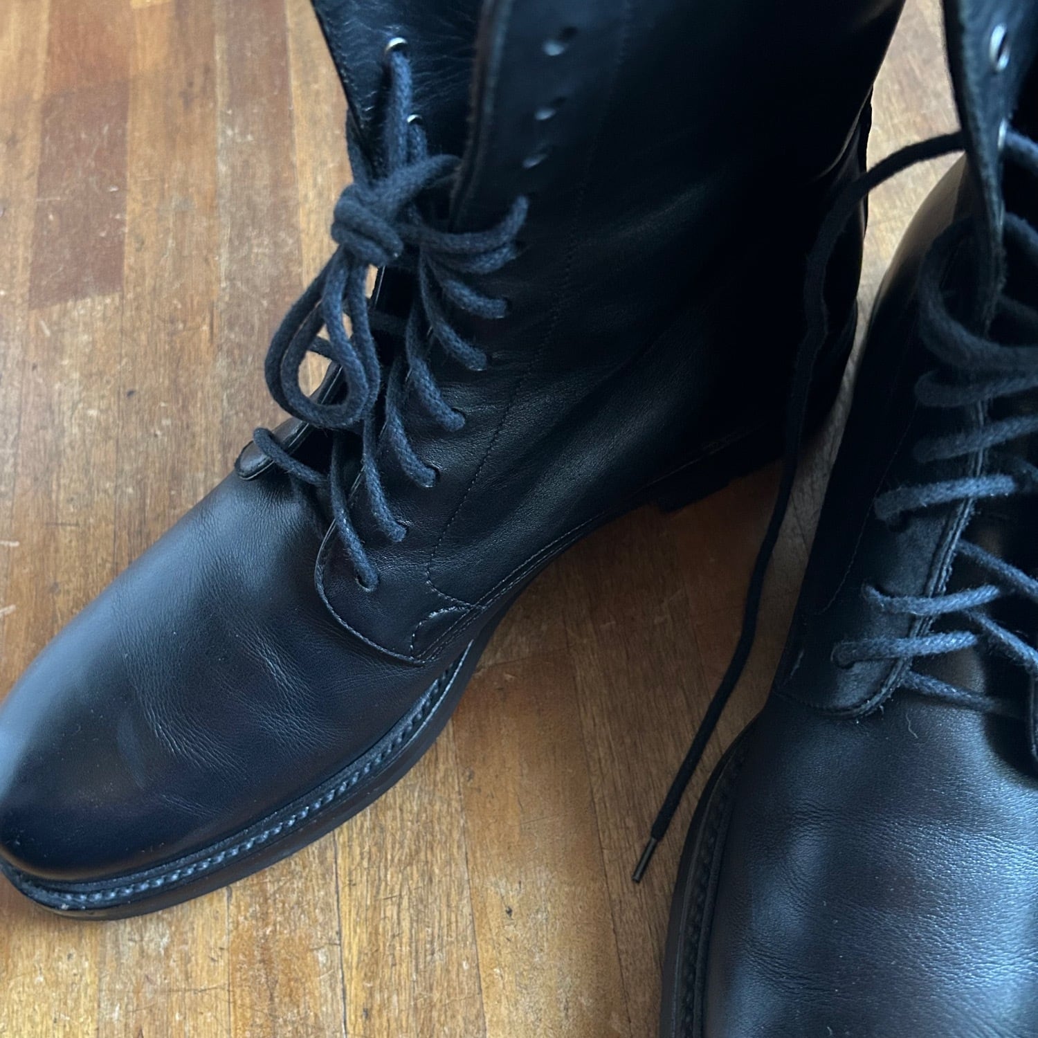PRADA ミリタリーブーツ Italy [C2737] | 古着屋ベルエキップ (BELLE