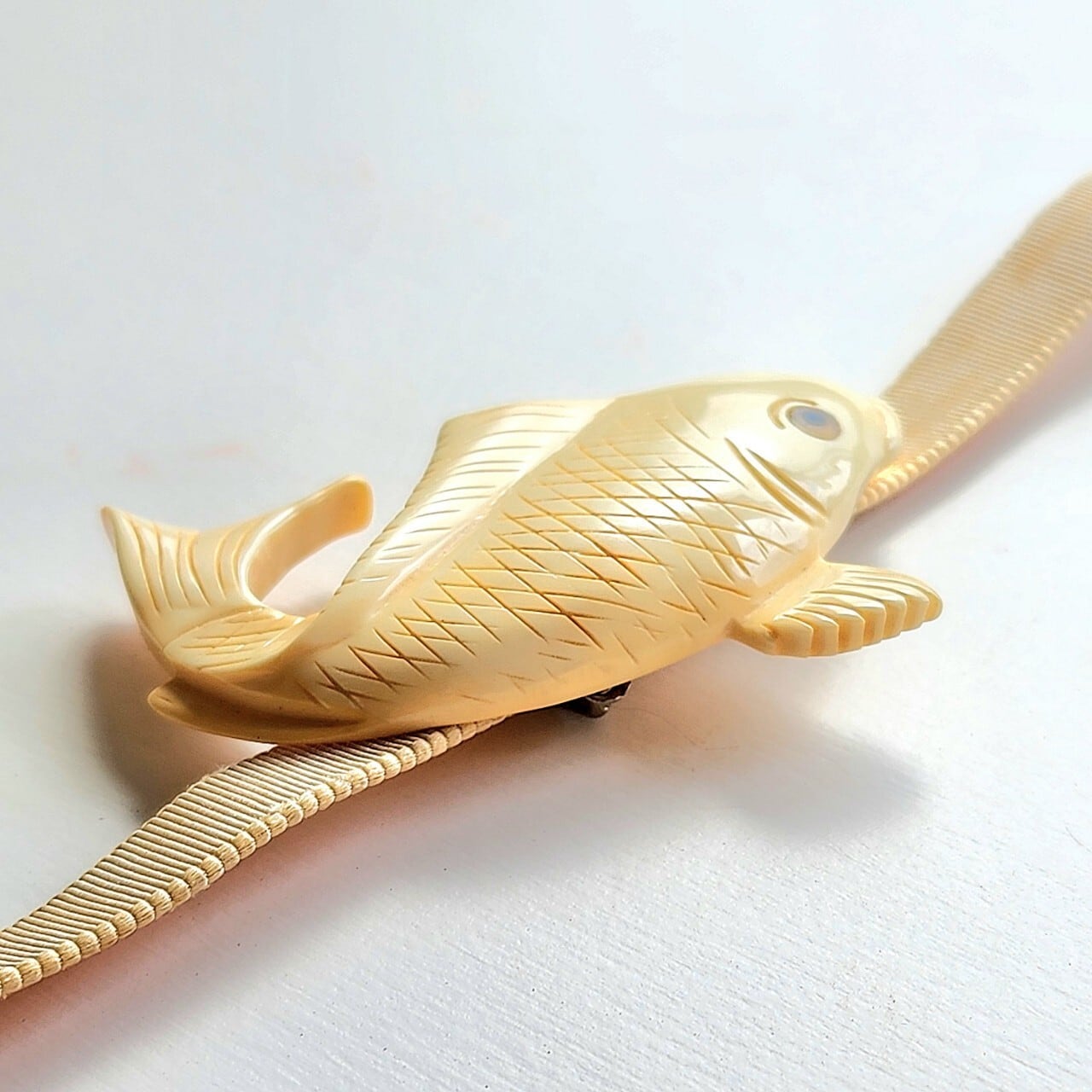 縁起の良い鯉 帯留・帯締めセット | アンティーク雑貨・家具・骨董品