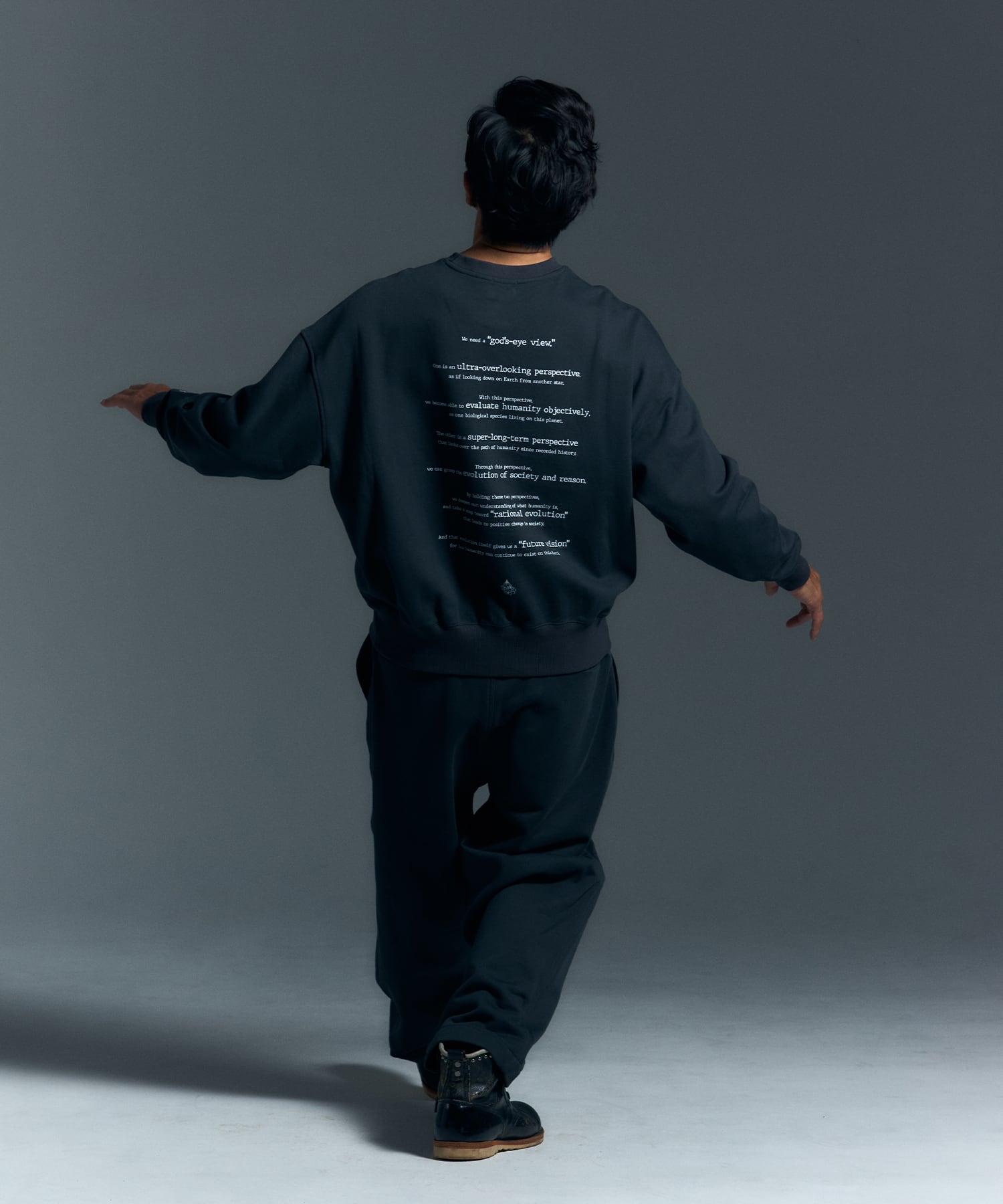 WIDE SWEAT PANTS［HSP001］ | HAPPY SAUCE