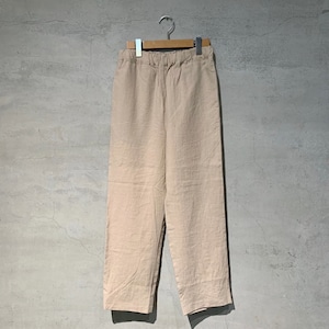 【COSMIC WONDER】Light linen wool folk pants/18CW12031
