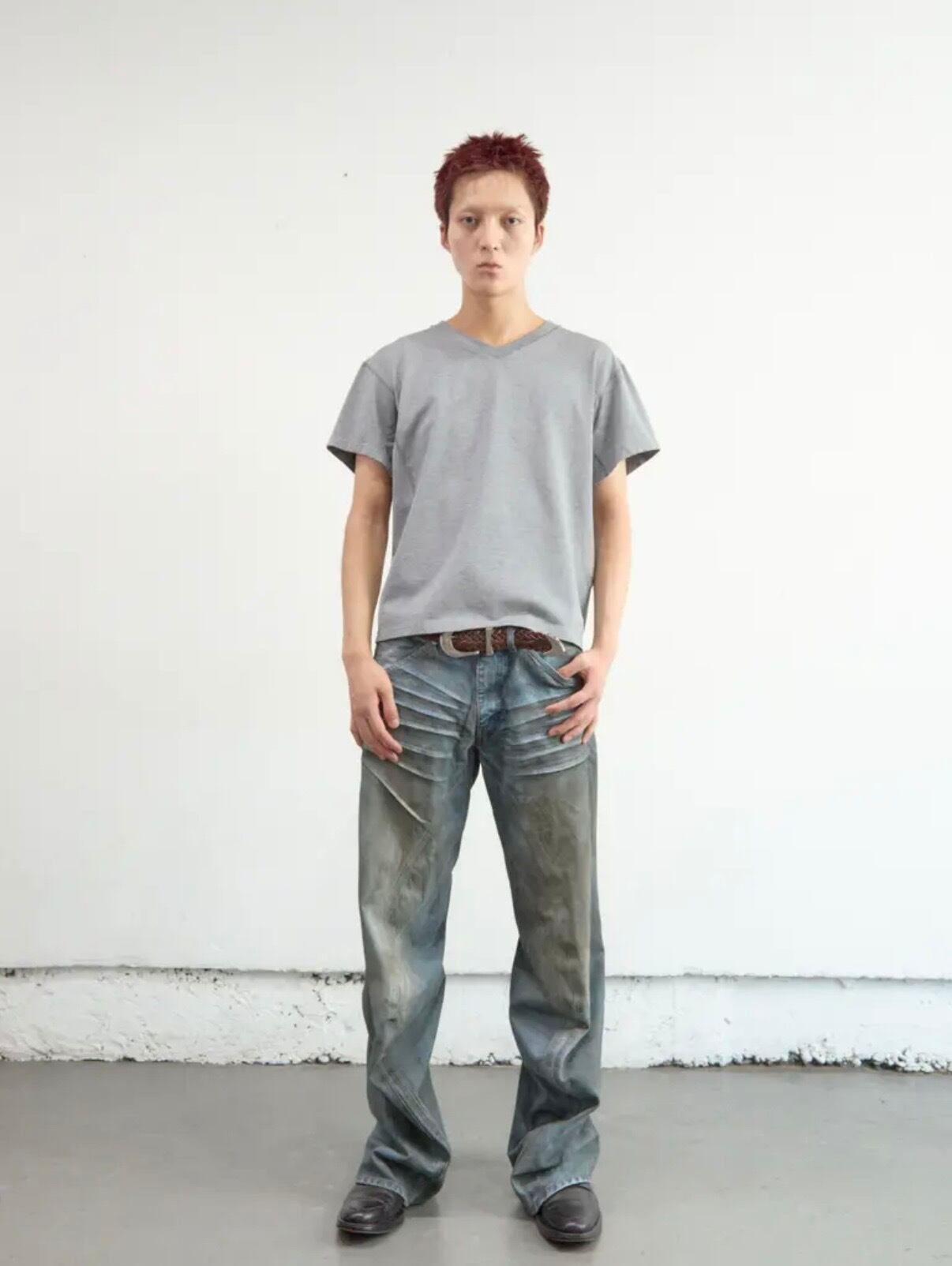 NVRFRGT | 3D TWISTED JEANS 3.0 | DIRTY FADEDE INDIGO | HOWDAY
