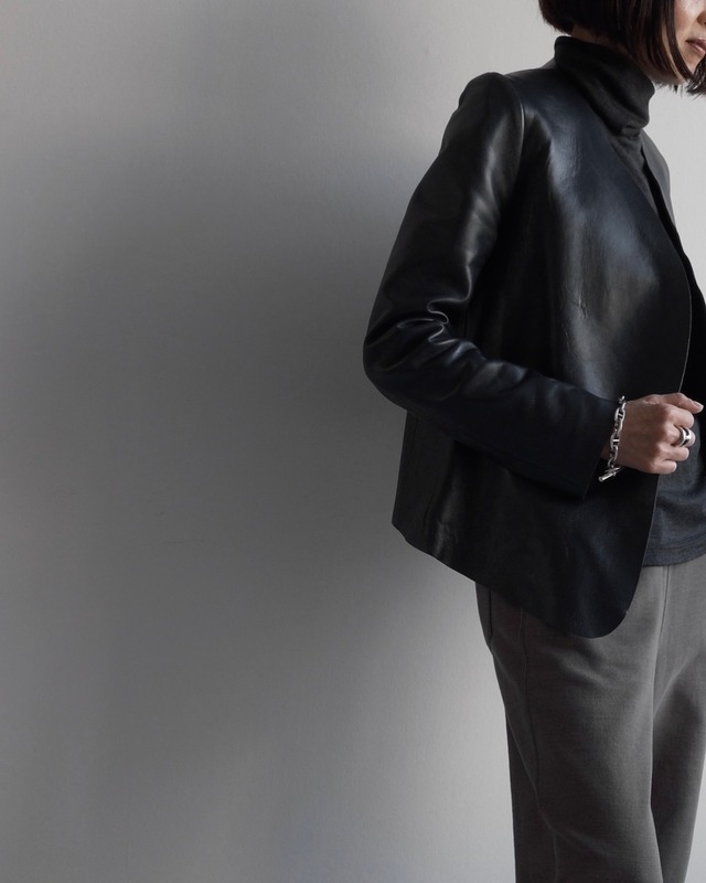 J.W.ANDERSON　SHEEPSKIN LEATHER JACKET