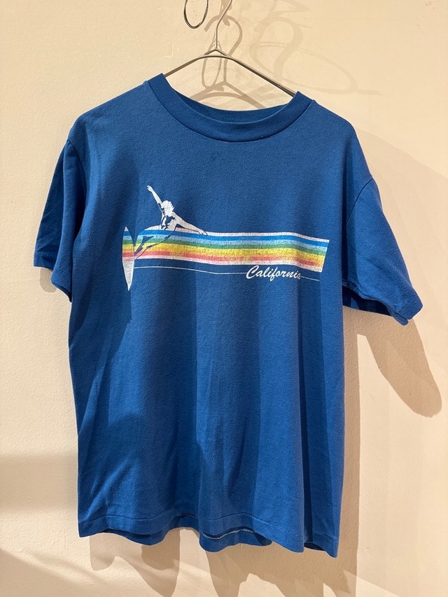 1970's-80's California レインボーサーフTシャツ