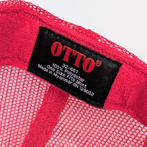 【 OTTO CAP オットーキャップ 】 『 The Goonies グーニーズ 』 トラッカーキャップ/ メッシュキャップ / RED 〚アメリカン雑貨 アメトイ〛