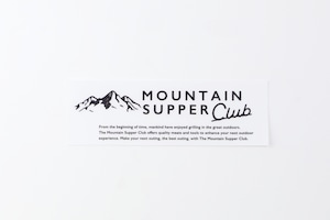 MOUNTAIN SUPPER CLUB - ORIGINAL STICKER 【マウンテンサパークラブ　オリジナルステッカー】