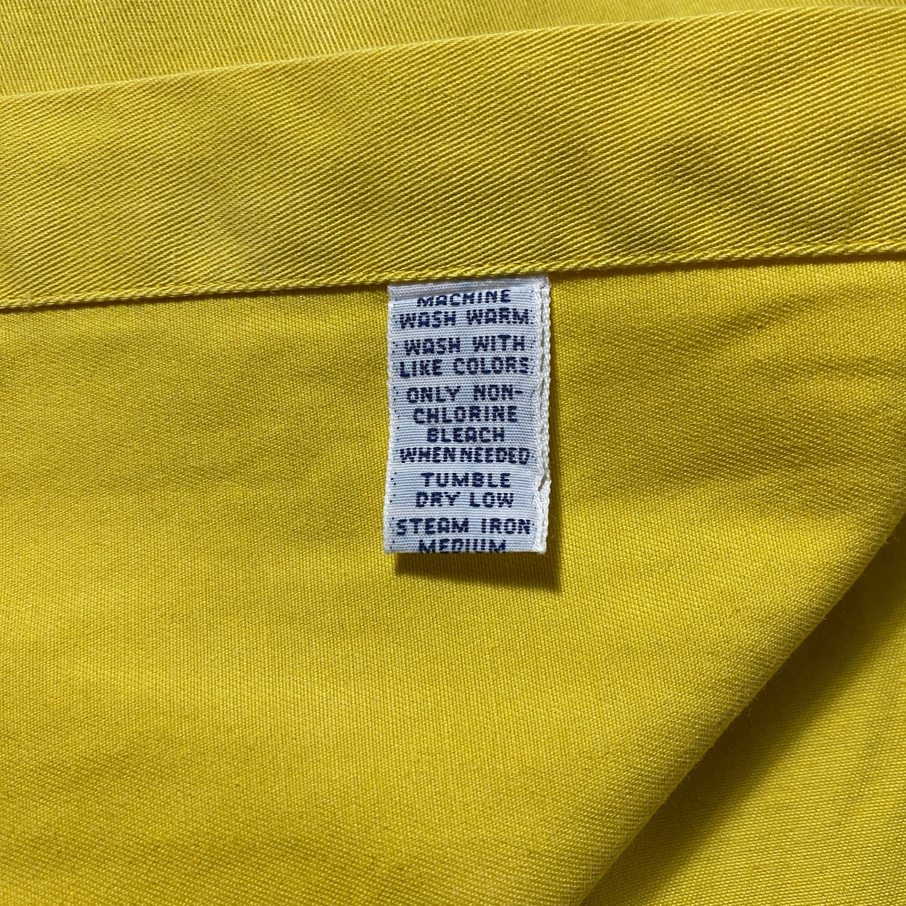 00's Ralph Lauren ラルフローレン 刺繍ワンポイント ポニー イエロー