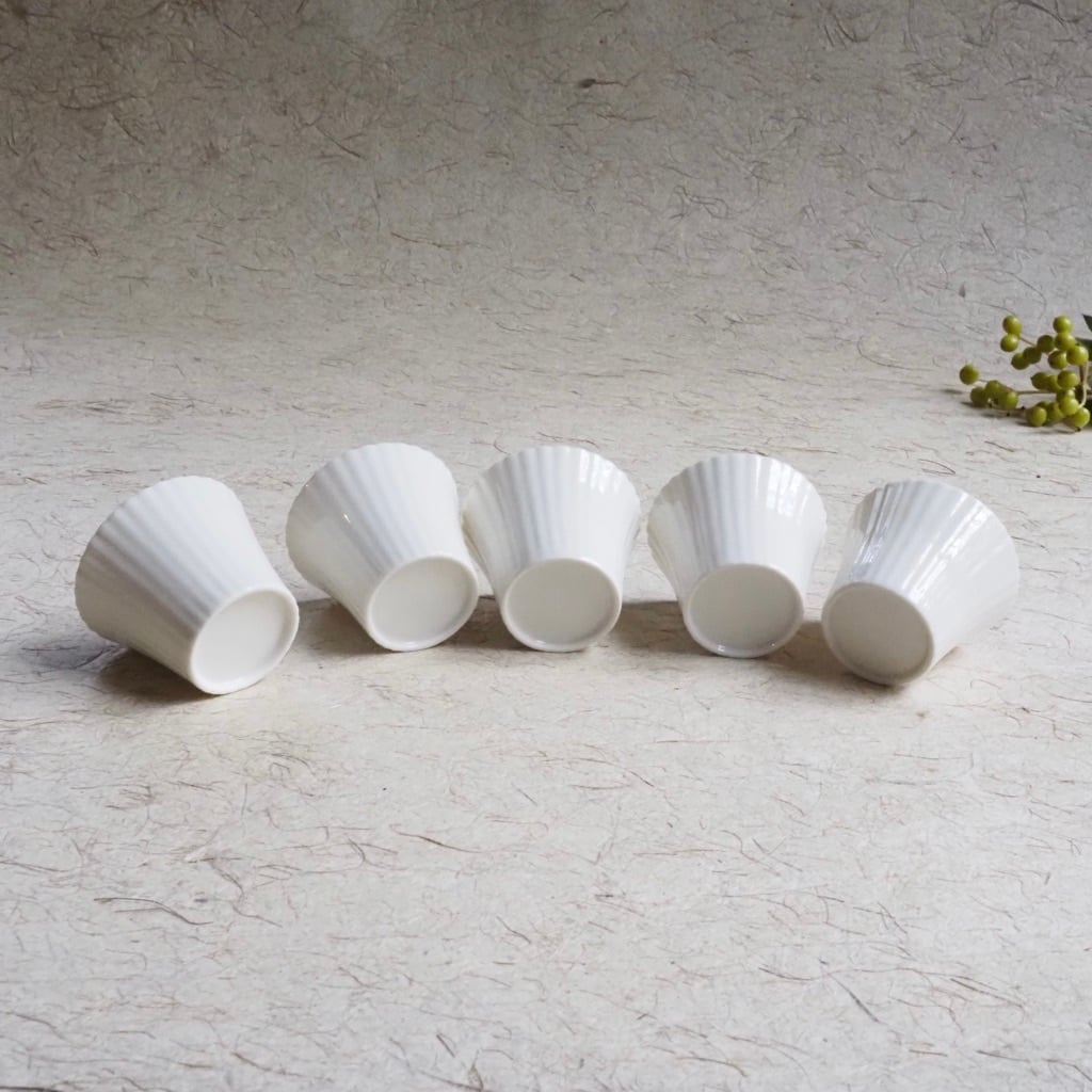 色原 昌希/白磁 リンカ茶杯