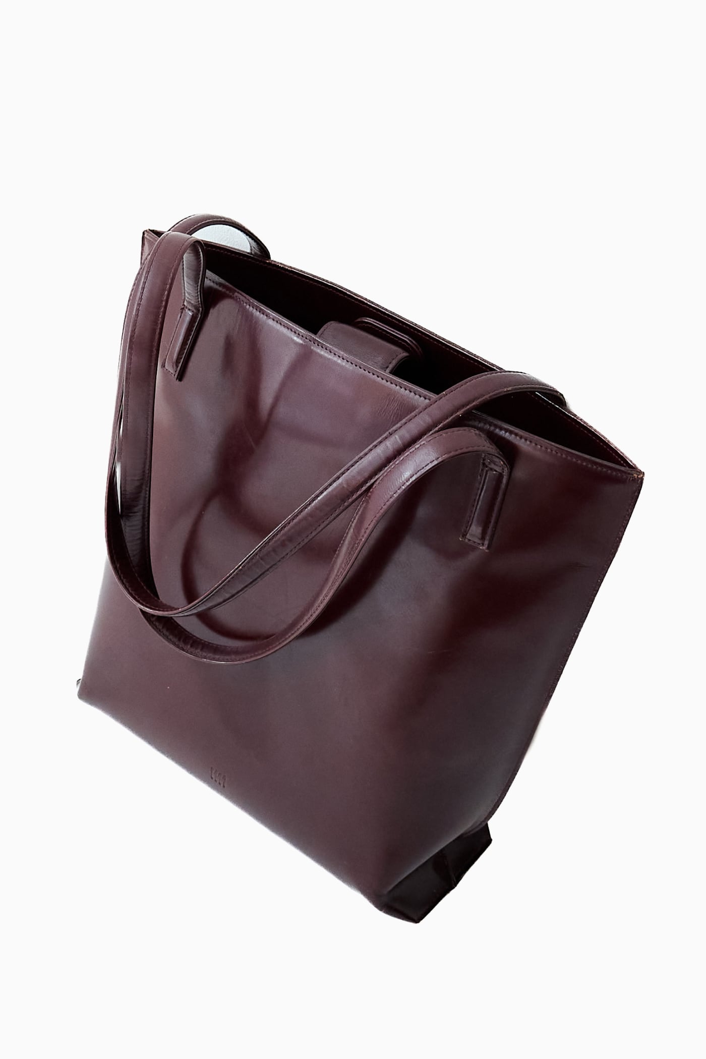 i.m MIYAKE DESIGN STUDIO ビジネスバッグ レザー im MIYAKE DESIGN STUDIO BORDEAUX LEATHER TOTE BAG | Reben