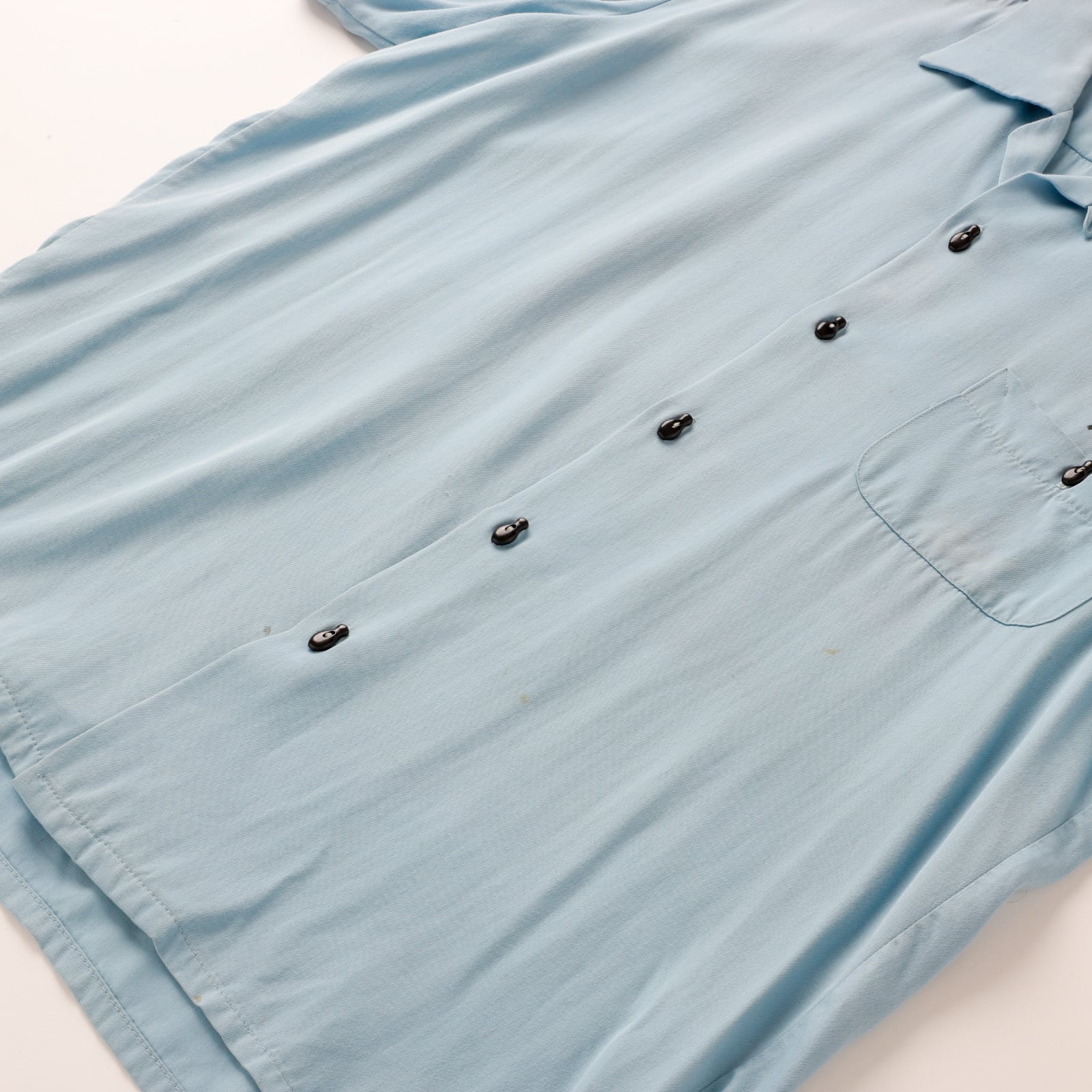 極美品】60s special Vintage rayon bowling shirt open collar shirt