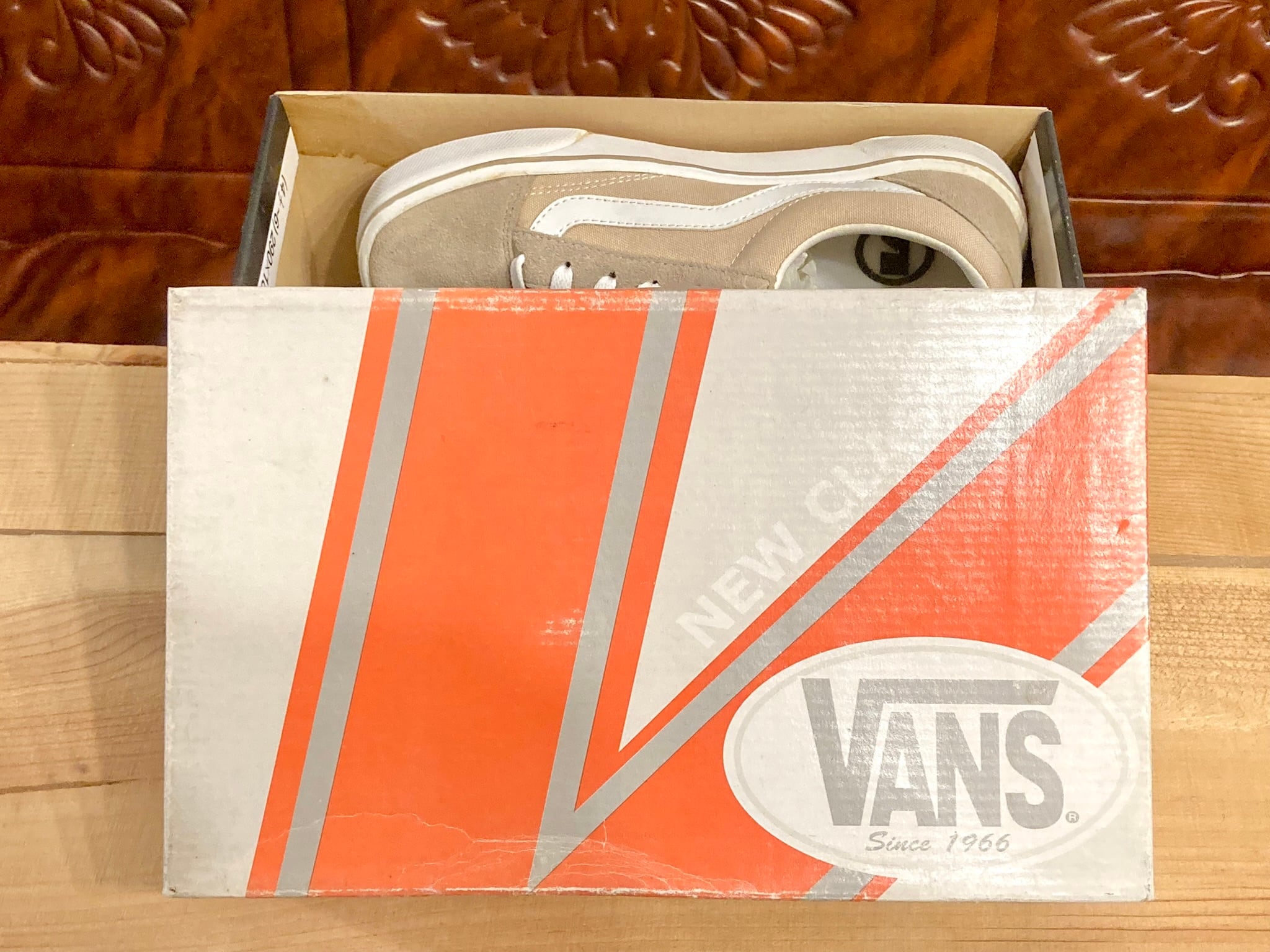 Vans（バンズ）NEW JAZZ（ニュージャズ）V2000 5 23cm ベージュ ➄