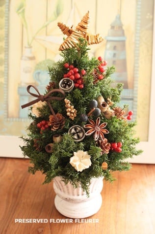 クラシカル クリスマステーブルツリー(完成品・制作キット)