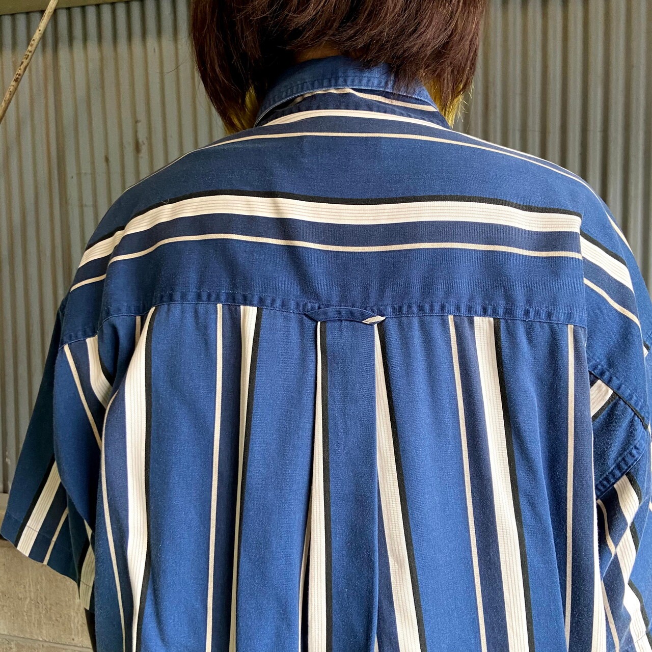 CHAPS チャップス ラルフローレン Ralph Lauren 半袖 ストライプシャツ 