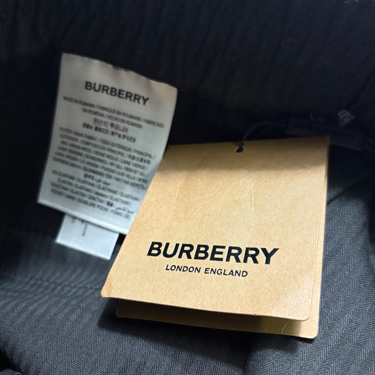 (nos) BURBERRY LONDON ENGLAND easy cargo slacks