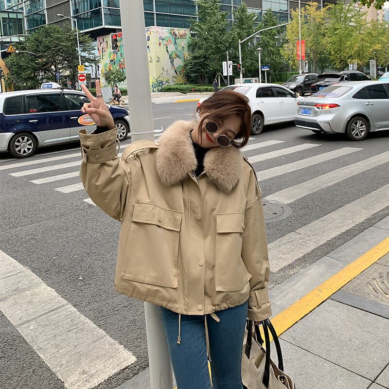 ウィンターショートファーカラー 冬物 HUCHUJING53953308665