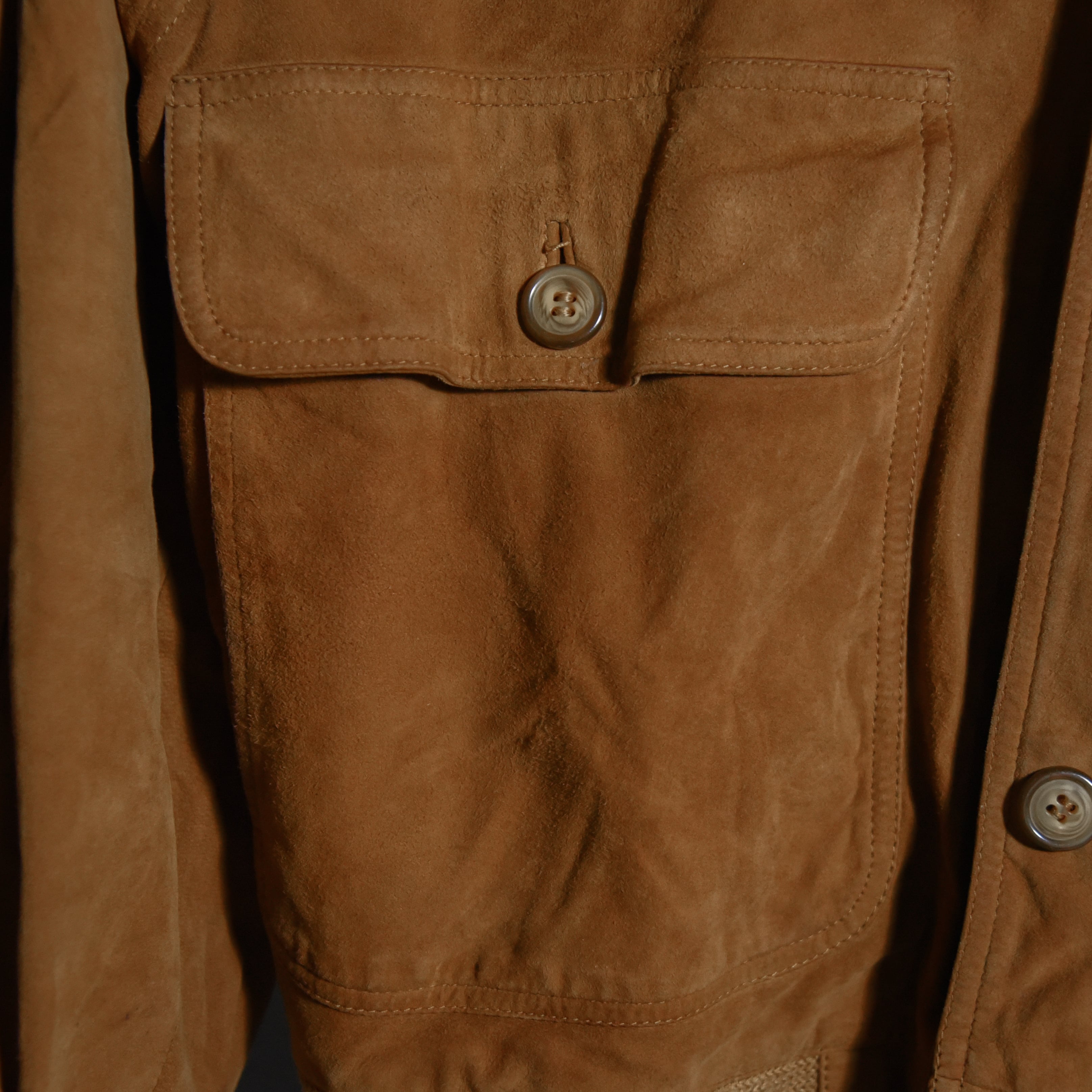 80-90s YVES SAINT LAURENT Suede Leather Jacket イブサンローラン