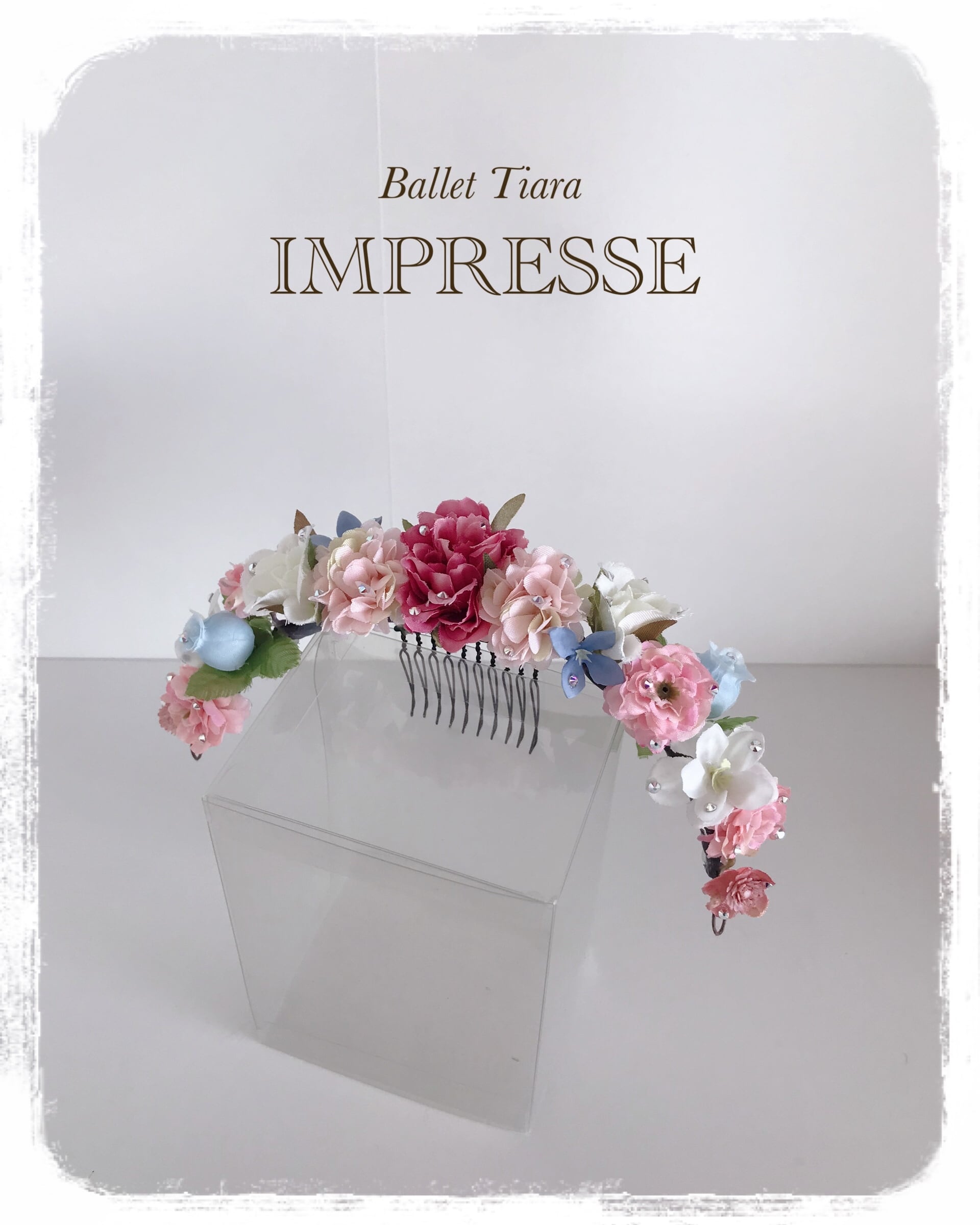 impresse バラ飾り&サイドパーツ バレエ ピアノ 発表会