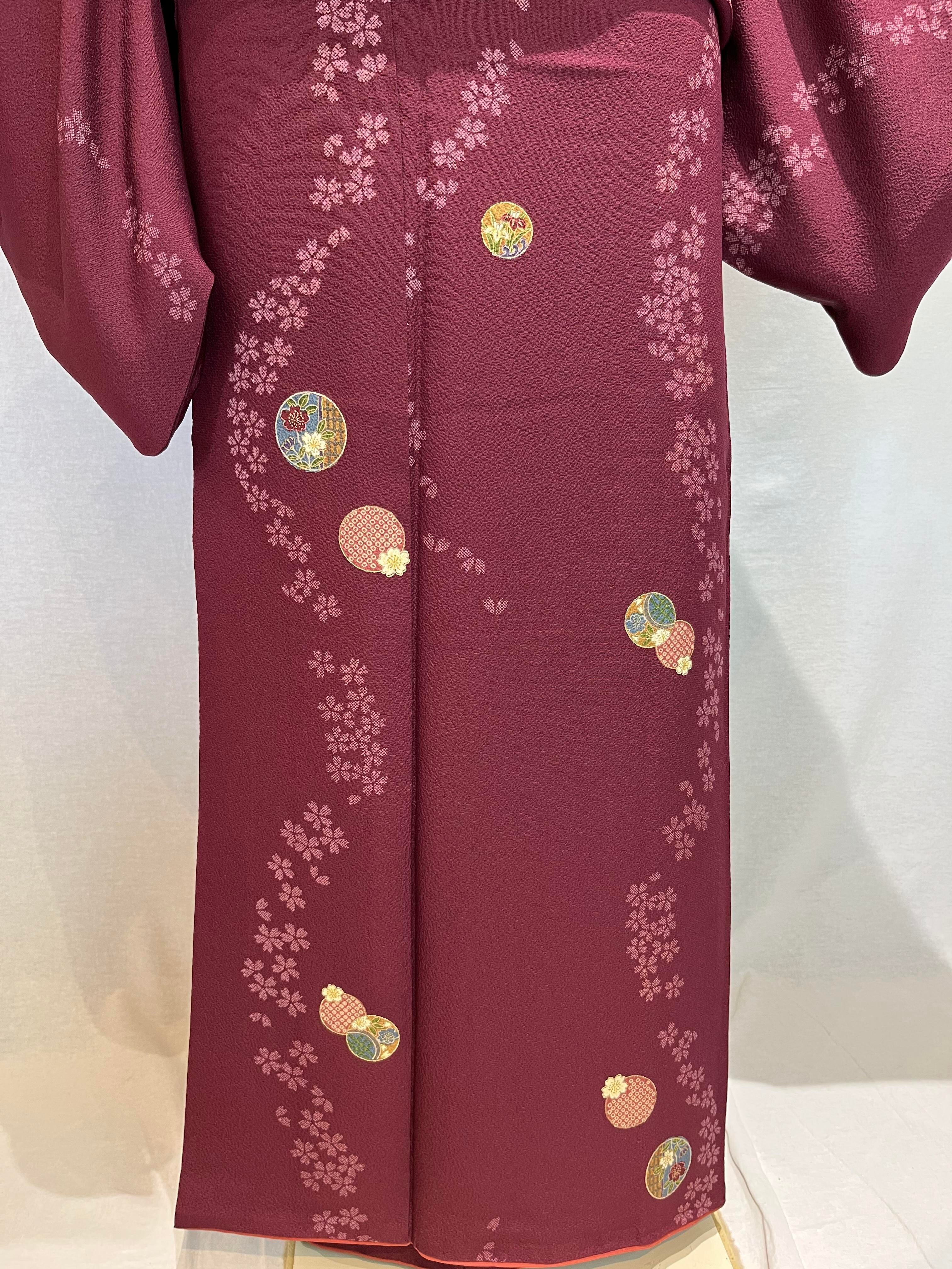2148ちりめん小紋袷単品｜浴衣/水着
