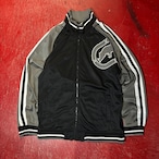 ECKO UNLTED Hip Hopトラックジャケット 黒×グレー オーバーサイズ エコー