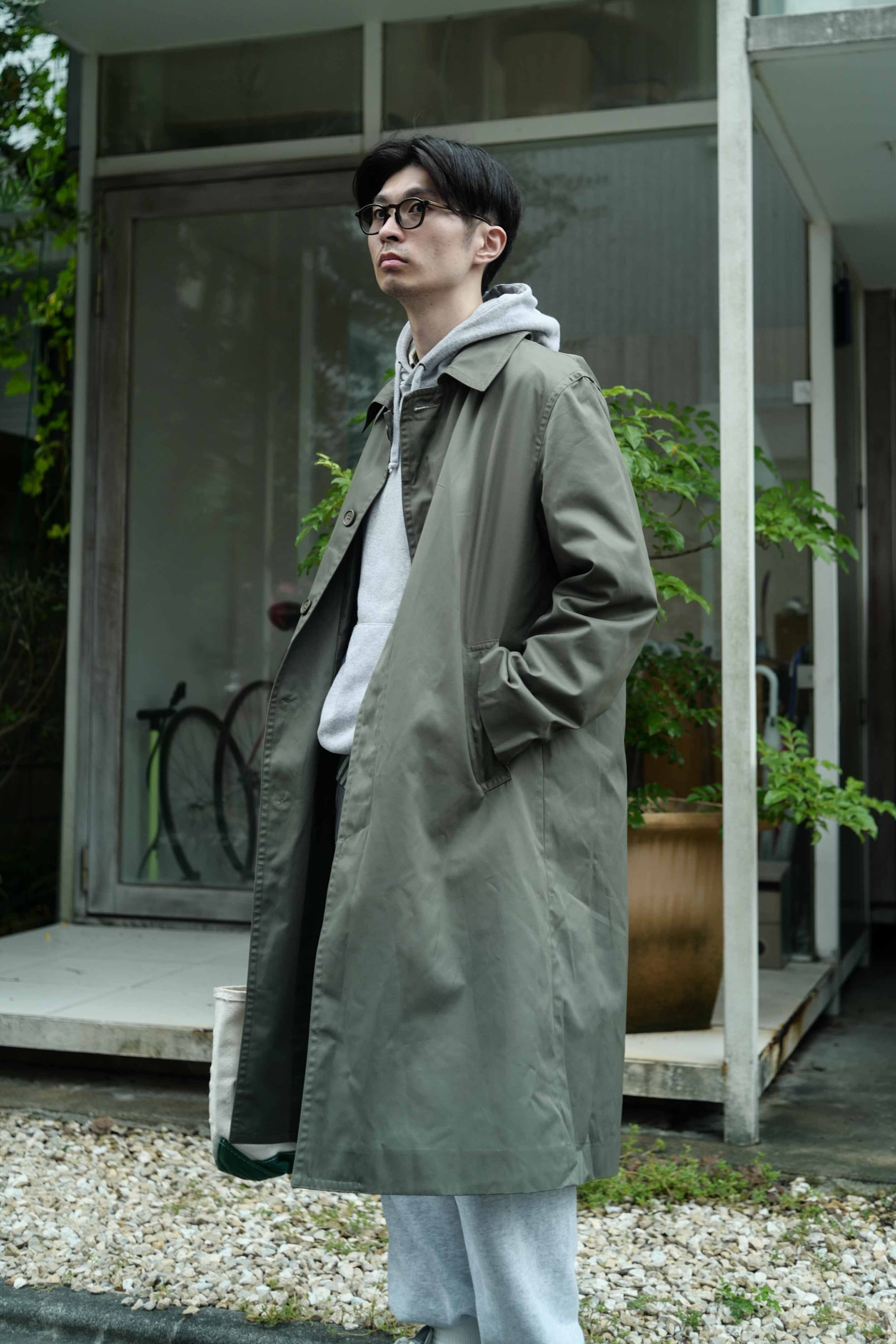 フランス軍 グレーカーキのステンカラーコート | militaria & encore