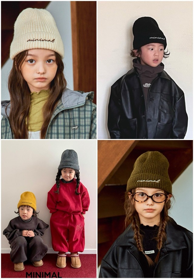 【予約商品】MINIMAL / Minimal embroidered beanie