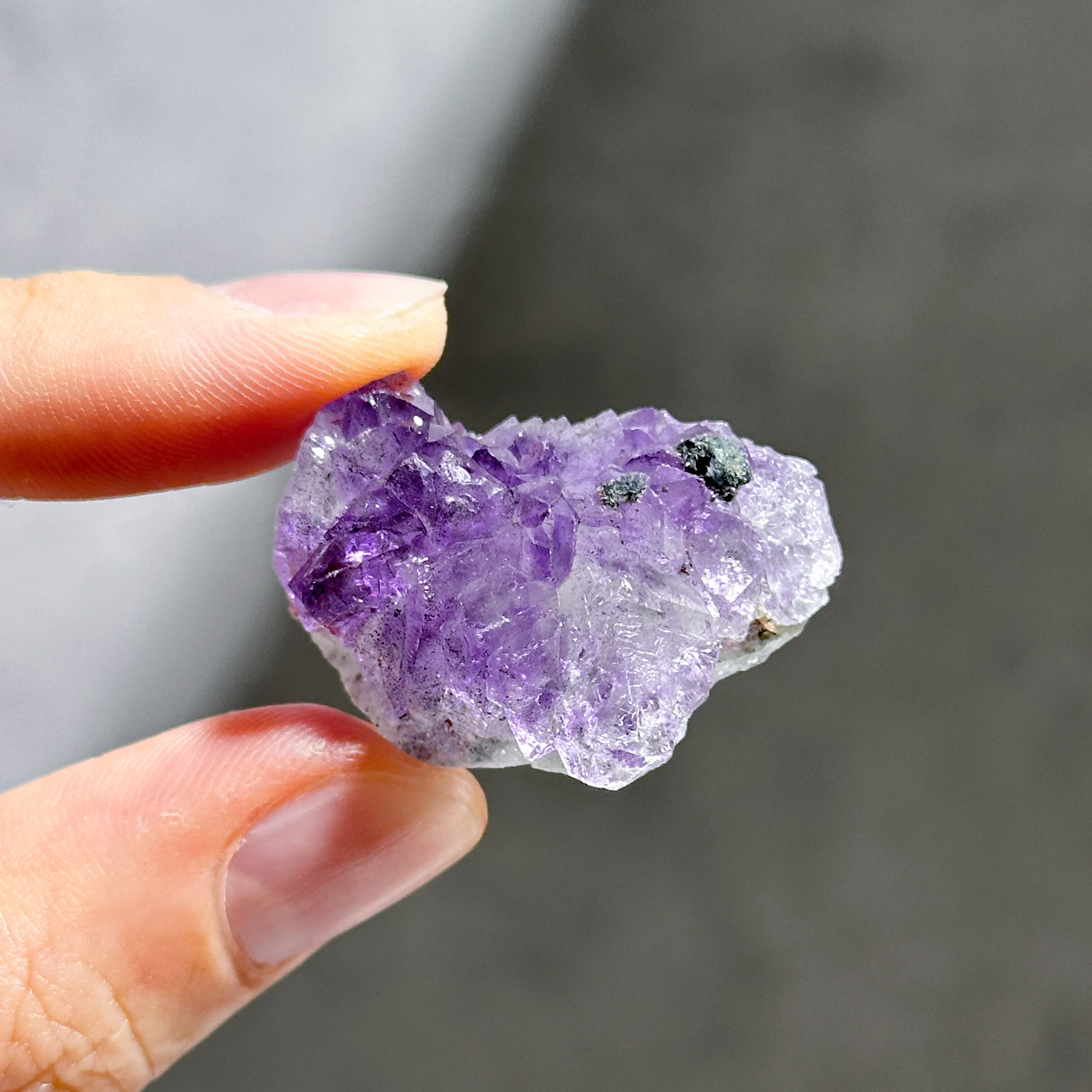 インド・カルール産アメジスト クラスター 33◇ Amethyst ◇天然石
