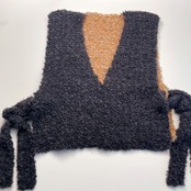 [Pattern] ふわふわVネックベスト