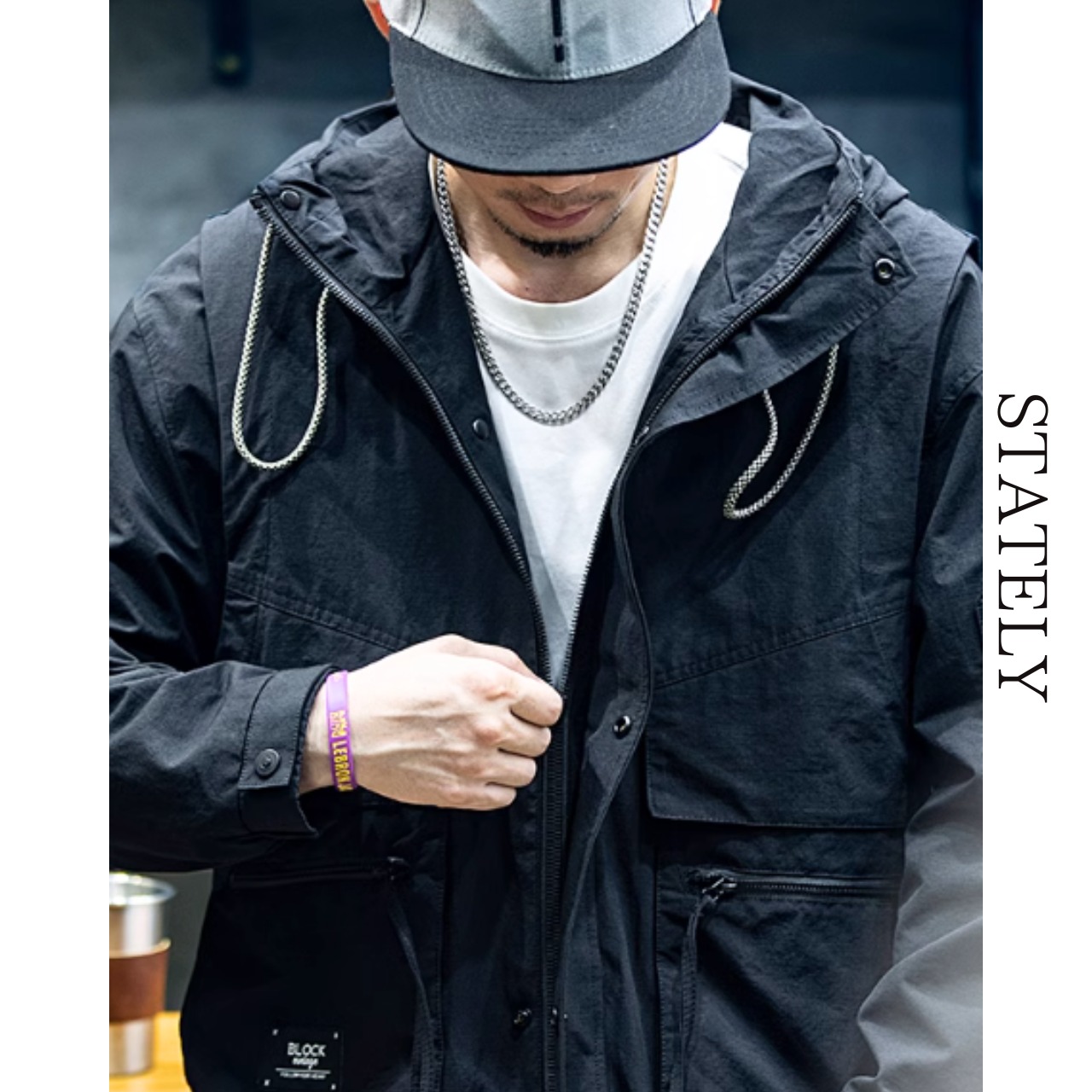 コットンポリ リップストップ アウトドアジャケット/3color_O36・画像13