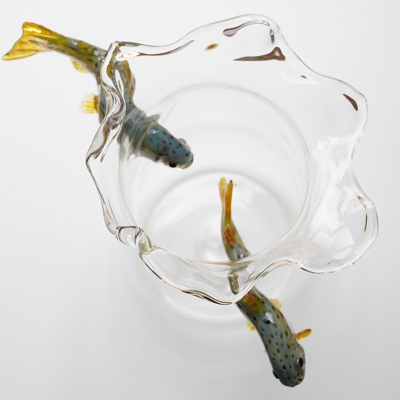 竹川久仁子】耐熱ガラス びわます花器T-36 | ろにせら ギャラリーと