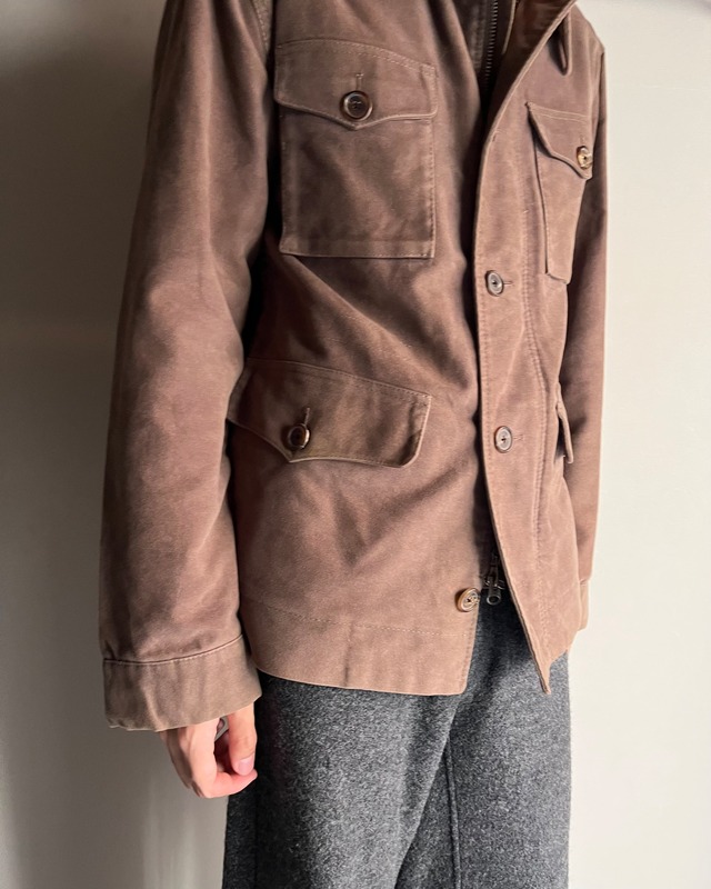 【MARC JACOBS】moleskin 4-pocket safari jacket