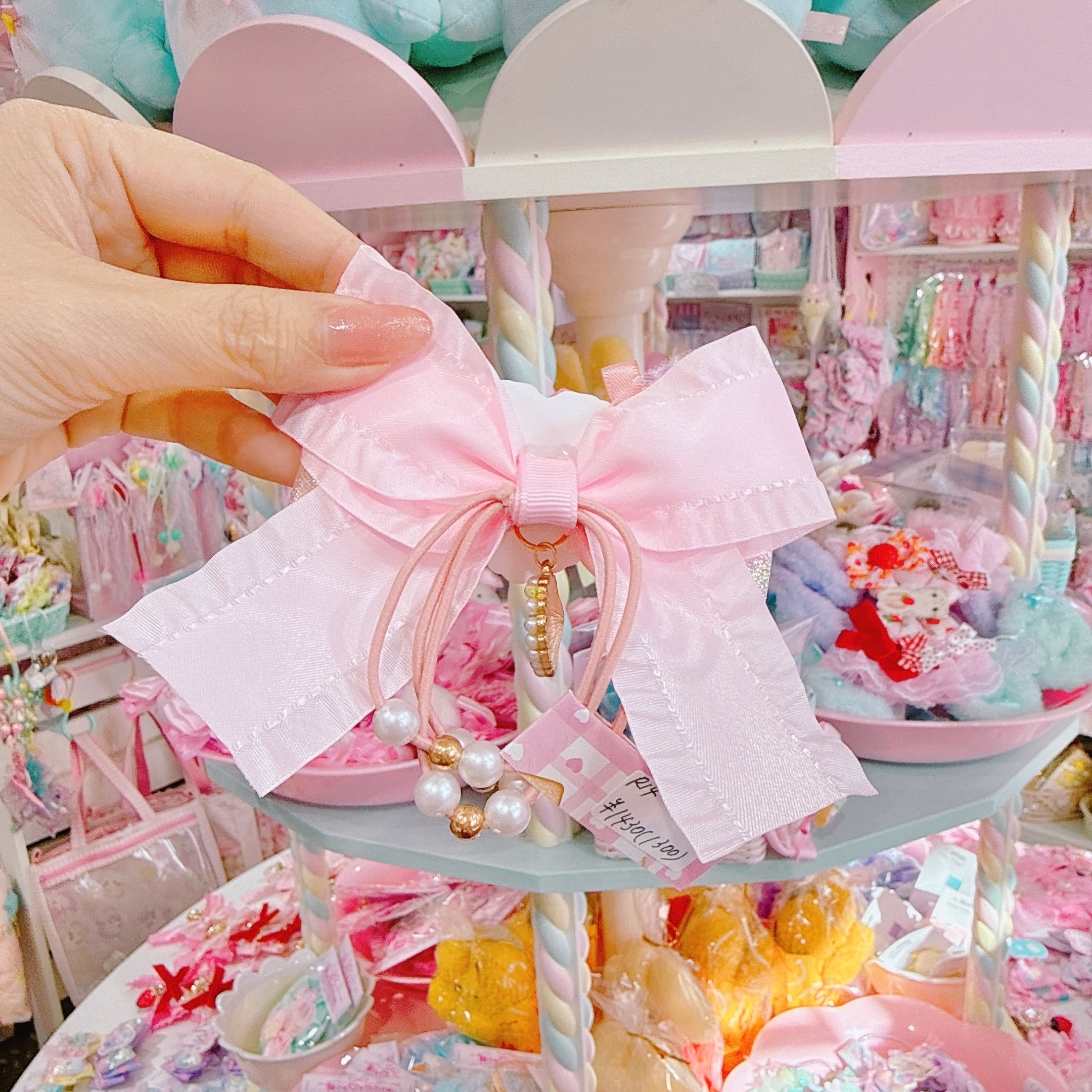 【R14】53-6ポニーリボンヘアゴム