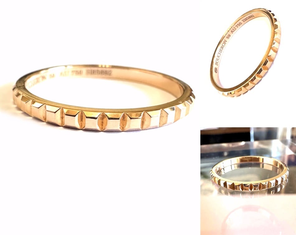 BOUCHERON ブシュロン 現行 キャトル クル ド パリ リング スモール BOUCHERON ブシュロン 現行 キャトル クル ド パリ リング スモール